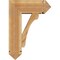Ekena Millwork Legacy Arts and Crafts Rough Sawn Bracket w/ Offset Brace, Western Red Cedar, 8"W x 20"D x 28"H BKT0806X20X28LEC03RWR - alternate 4